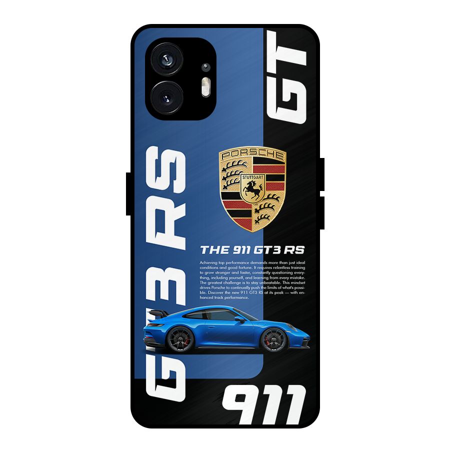 Hyper Car Metal Back Case for Nothing Phone 2