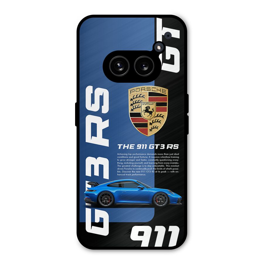 Hyper Car Metal Back Case for Nothing Phone 2a