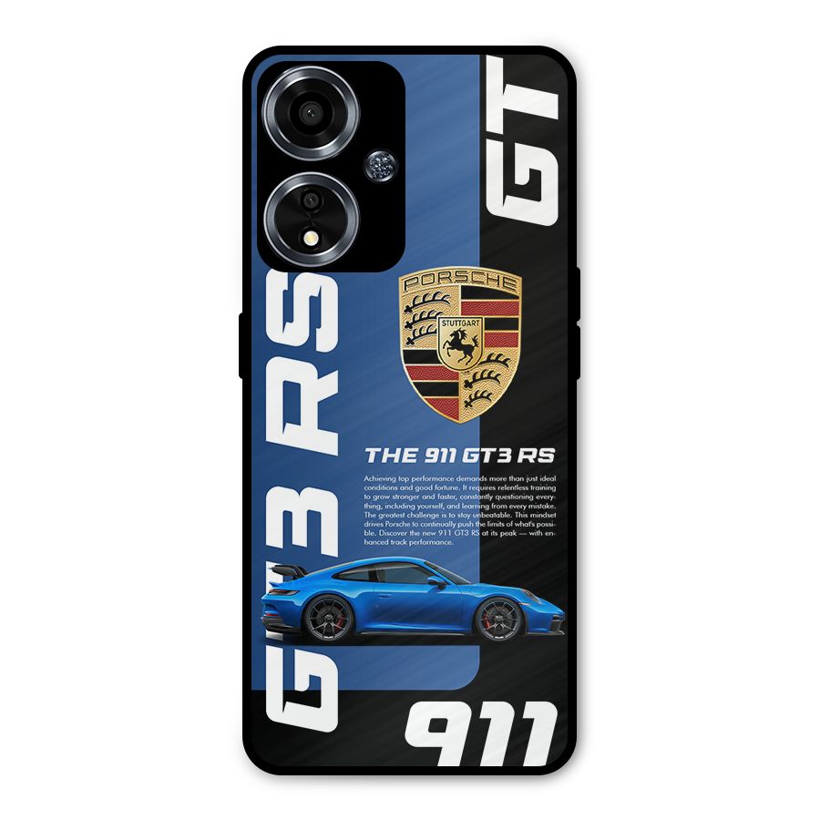 Hyper Car Metal Back Case for Oppo A59