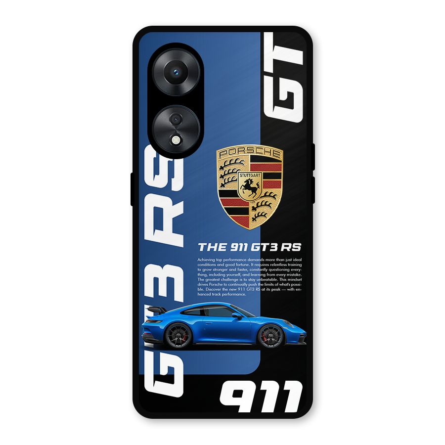 Hyper Car Metal Back Case for Oppo A78