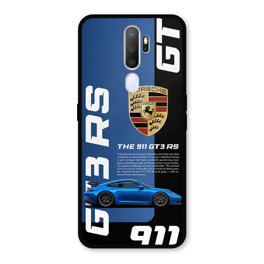 Hyper Car Metal Back Case for Oppo A9 (2020)