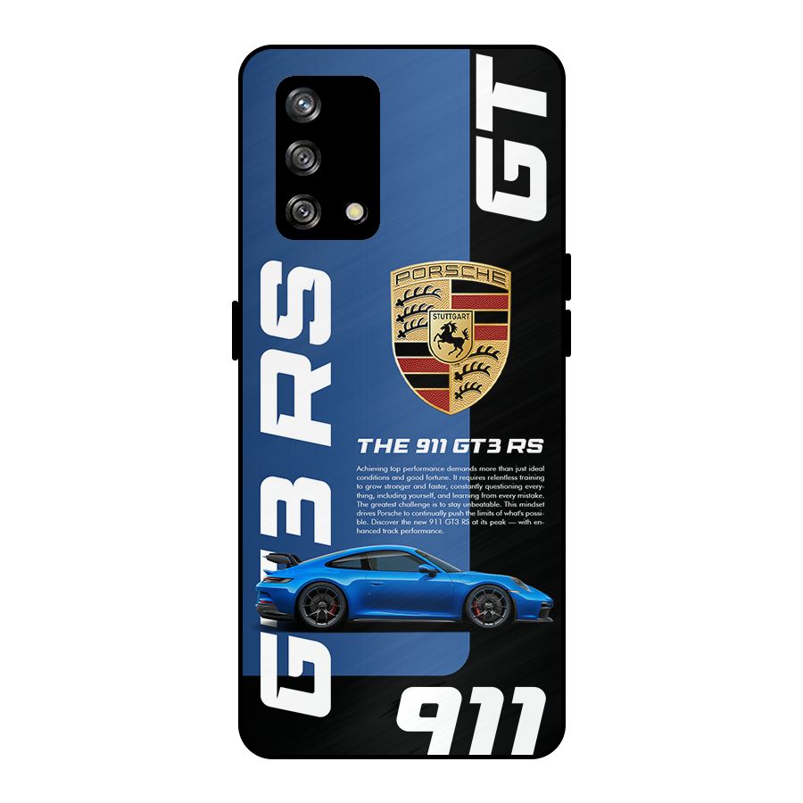 Hyper Car Metal Back Case for Oppo F19