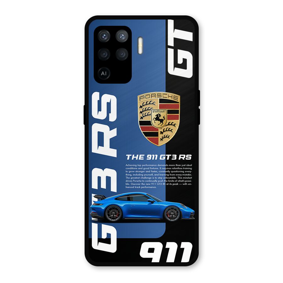 Hyper Car Metal Back Case for Oppo F19 Pro
