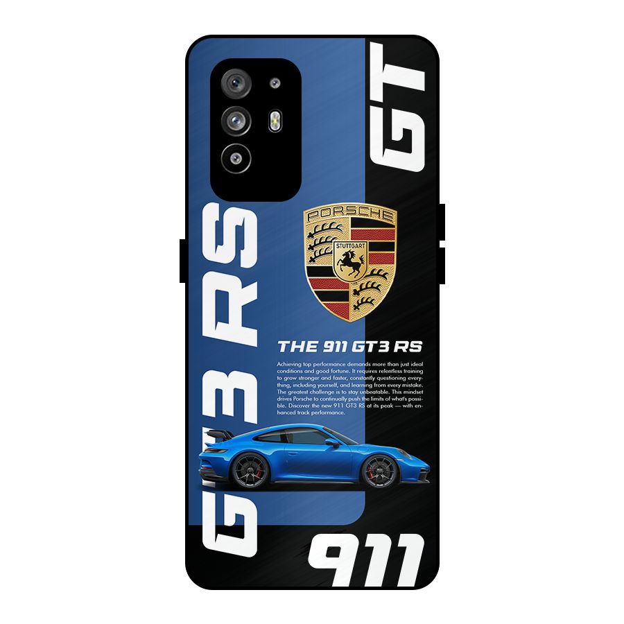 Hyper Car Metal Back Case for Oppo F19 Pro Plus 5G