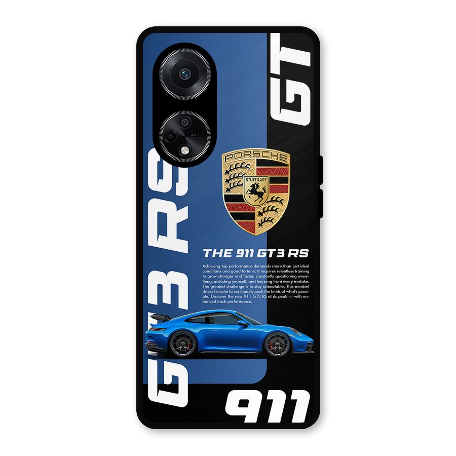 Hyper Car Metal Back Case for Oppo F23