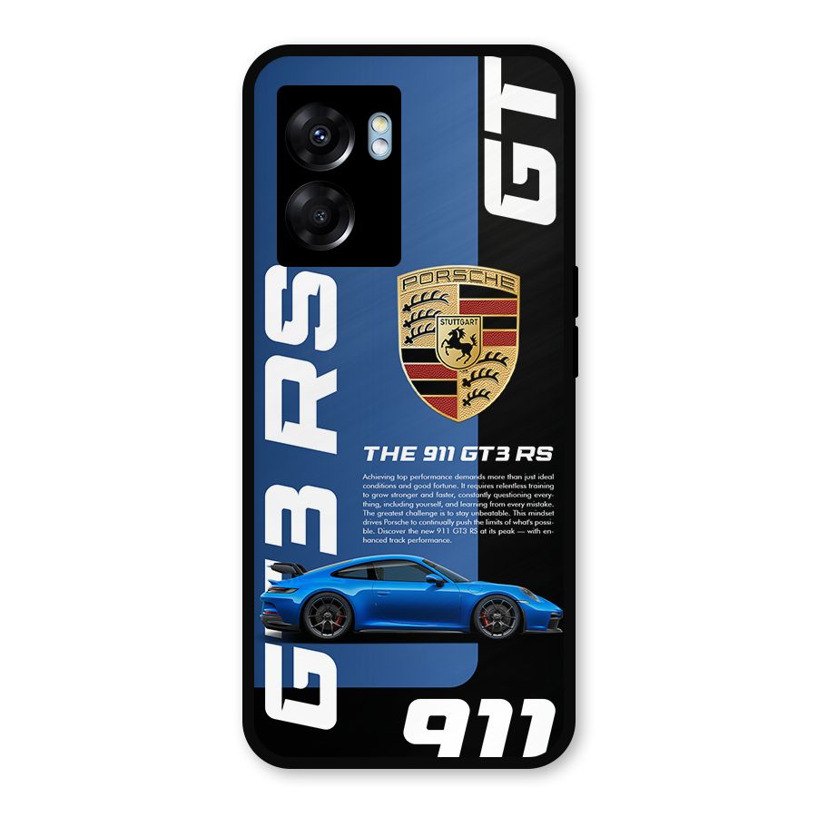 Hyper Car Metal Back Case for Oppo K10 (5G)
