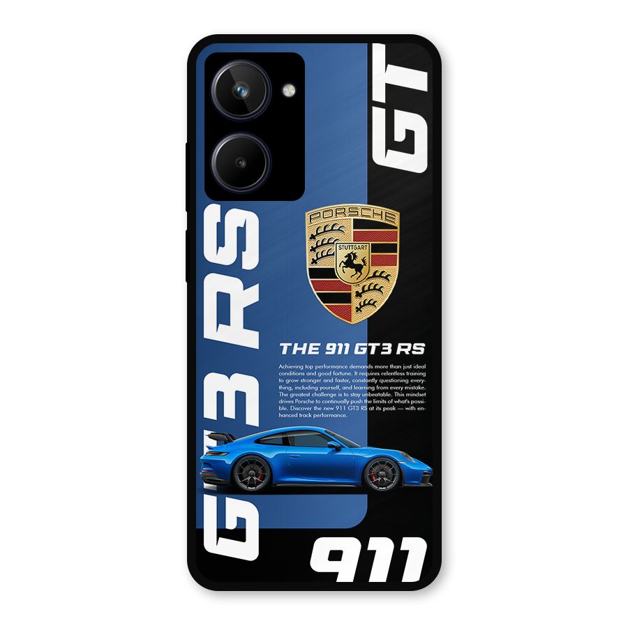 Hyper Car Metal Back Case for Realme 10