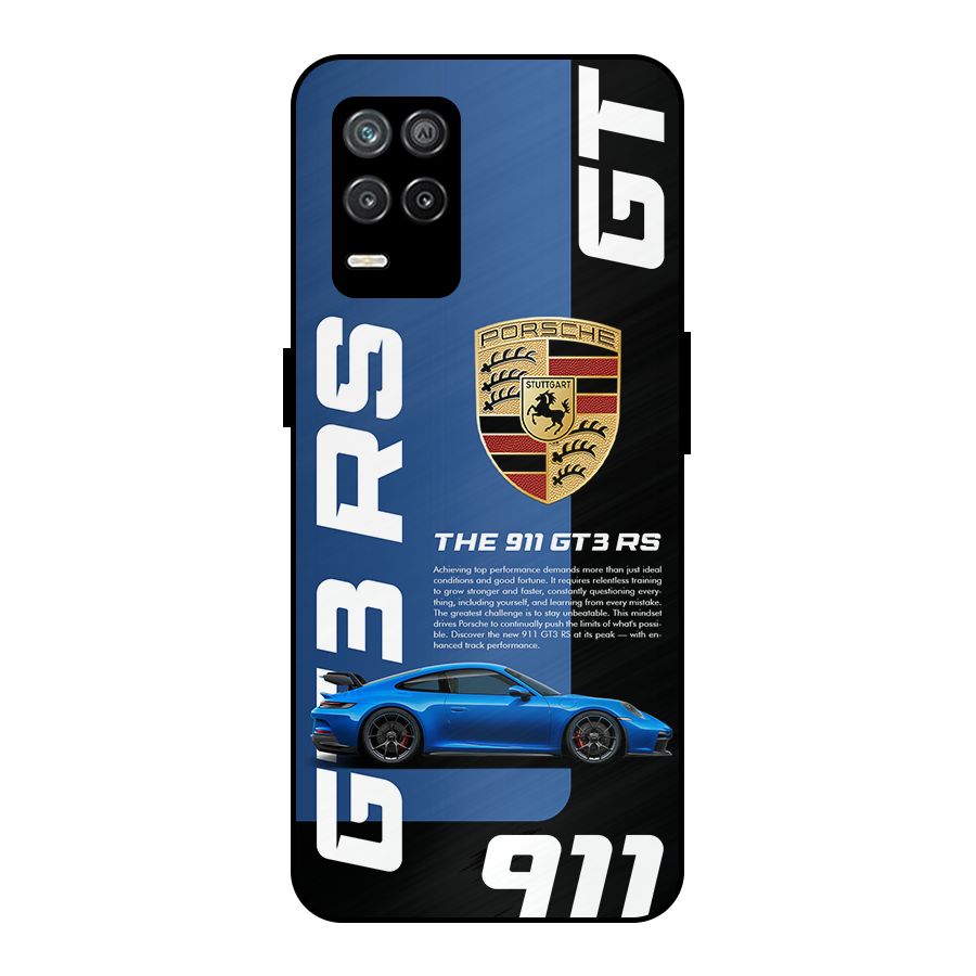 Hyper Car Metal Back Case for Realme 8s 5G