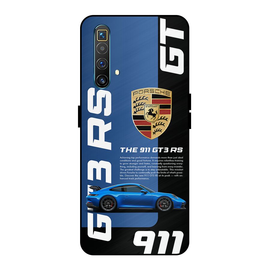 Hyper Car Metal Back Case for Realme X3