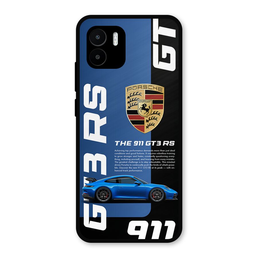 Hyper Car Metal Back Case for Redmi A1