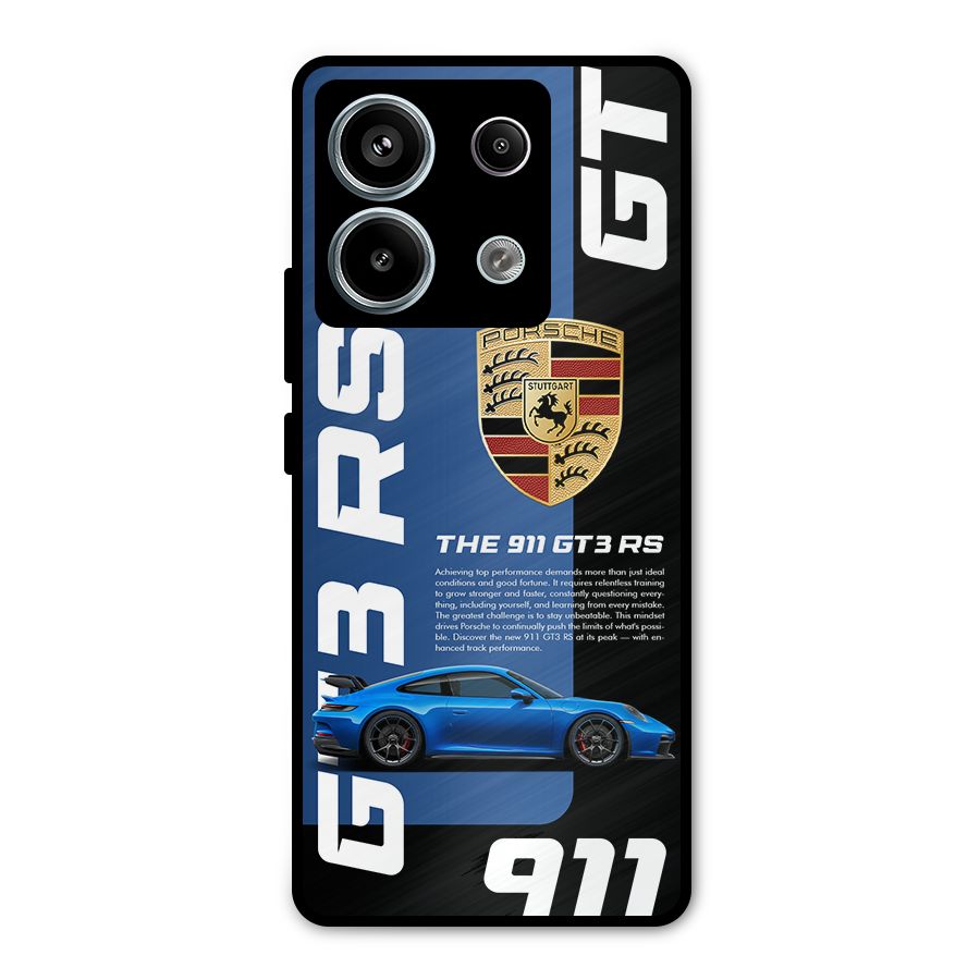 Hyper Car Metal Back Case for Redmi Note 13 Pro 5G