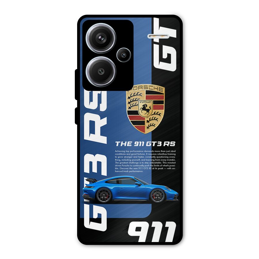 Hyper Car Metal Back Case for Redmi Note 13 Pro Plus