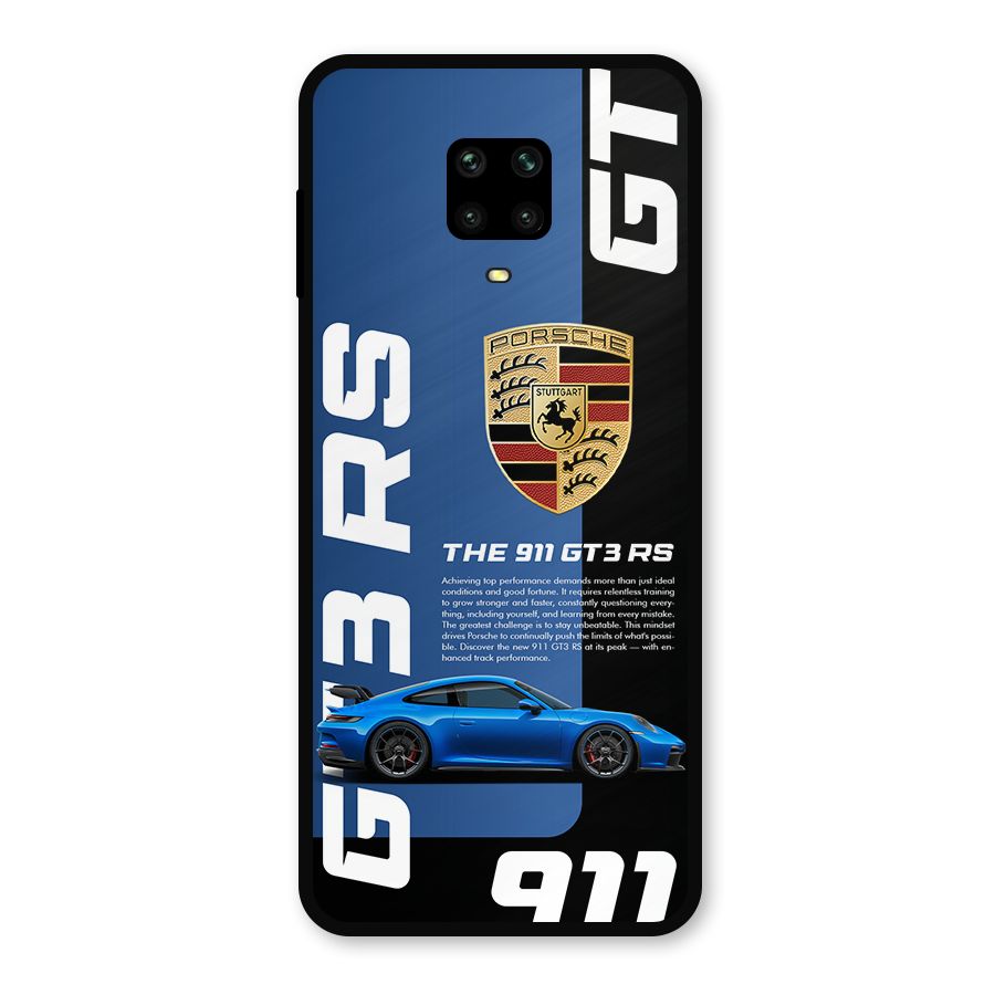 Hyper Car Metal Back Case for Redmi Note 9 Pro Max