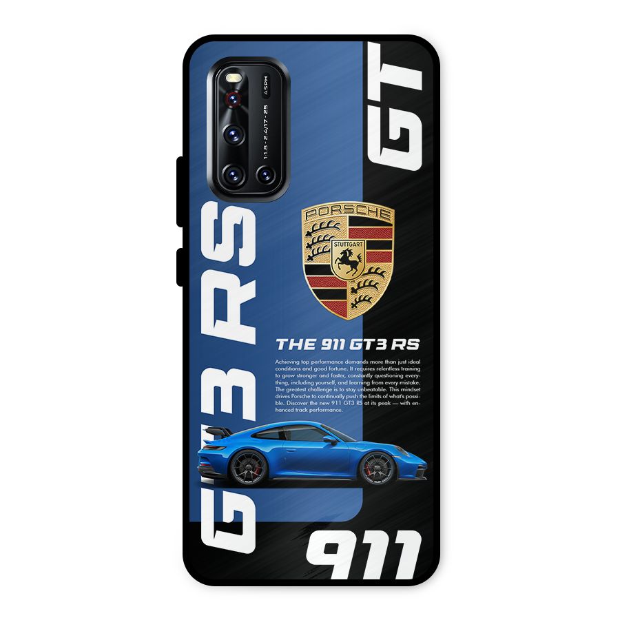 Hyper Car Metal Back Case for Vivo V19