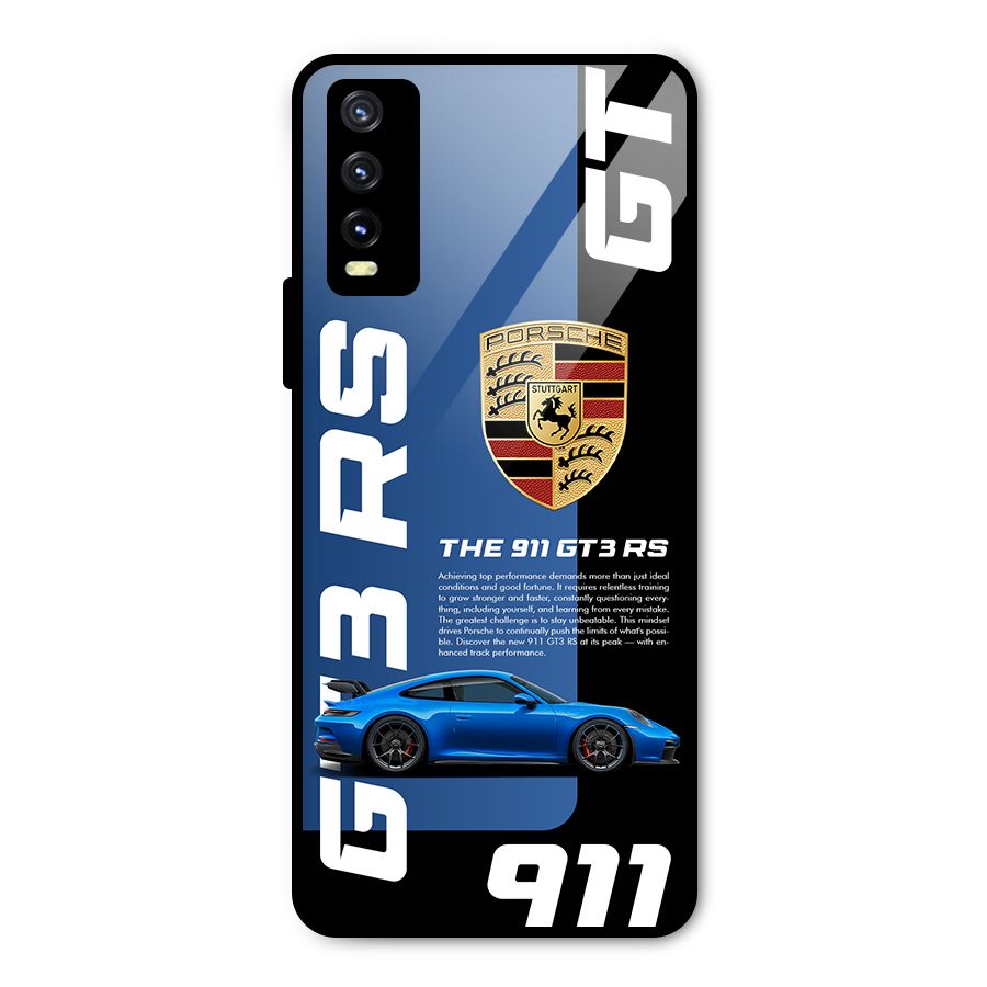 Hyper Car Metal Back Case for Vivo Y20