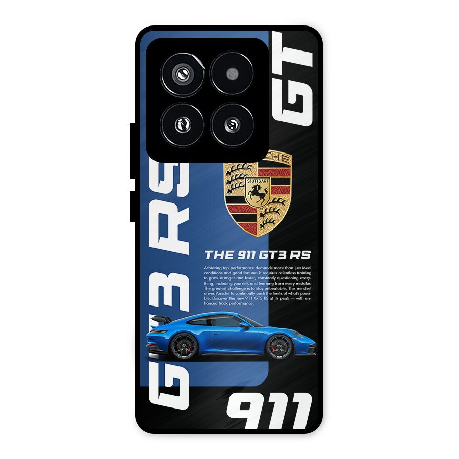 Hyper Car Metal Back Case for Xiaomi 14 Pro