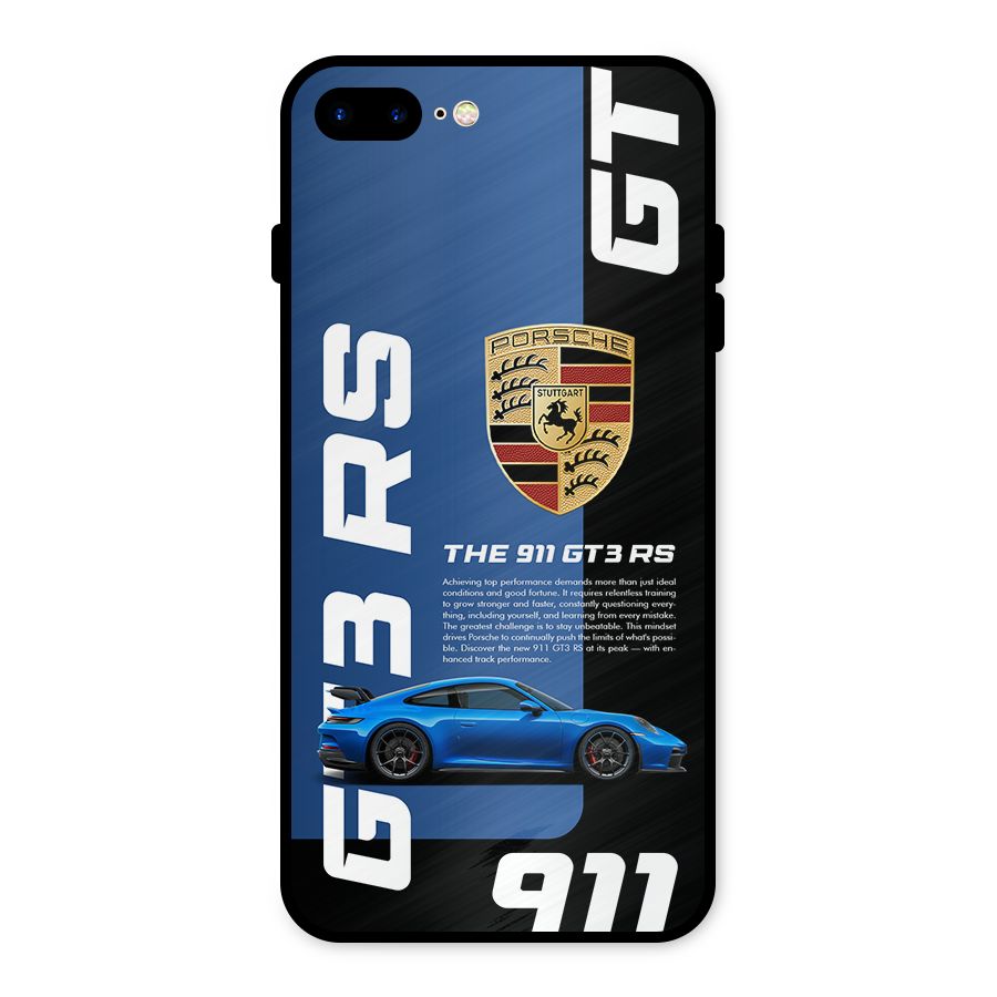 Hyper Car Metal Back Case for iPhone 8 Plus