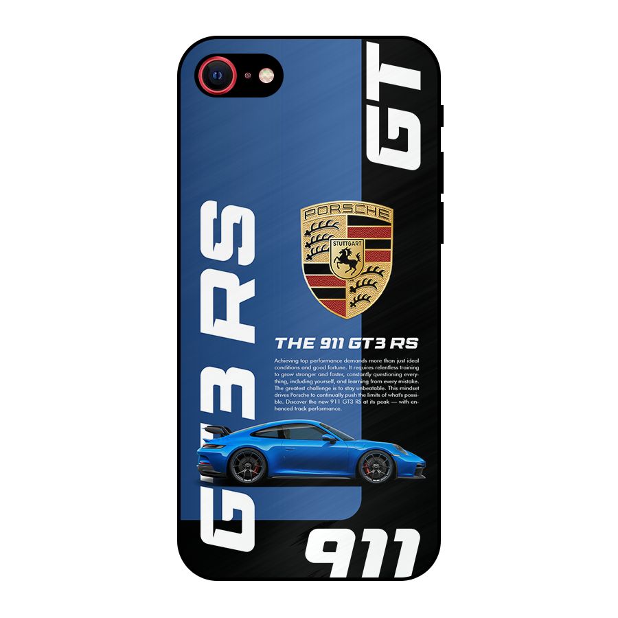 Hyper Car Metal Back Case for iPhone SE 2022