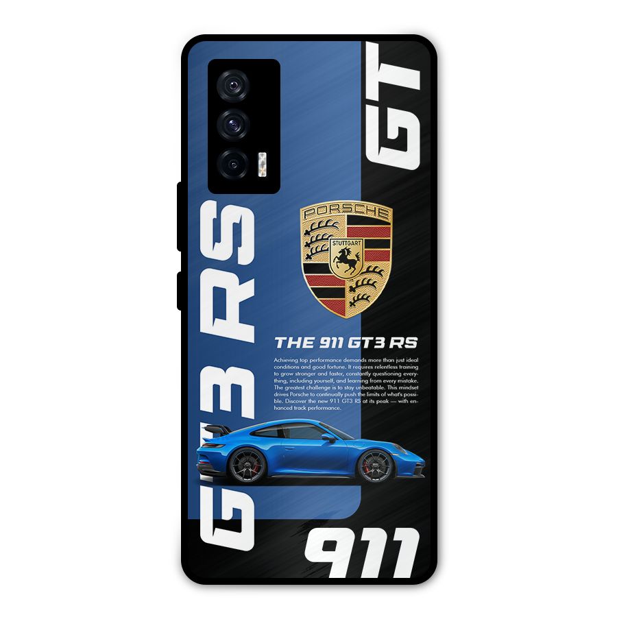 Hyper Car Metal Back Case for iQOO 7 5G