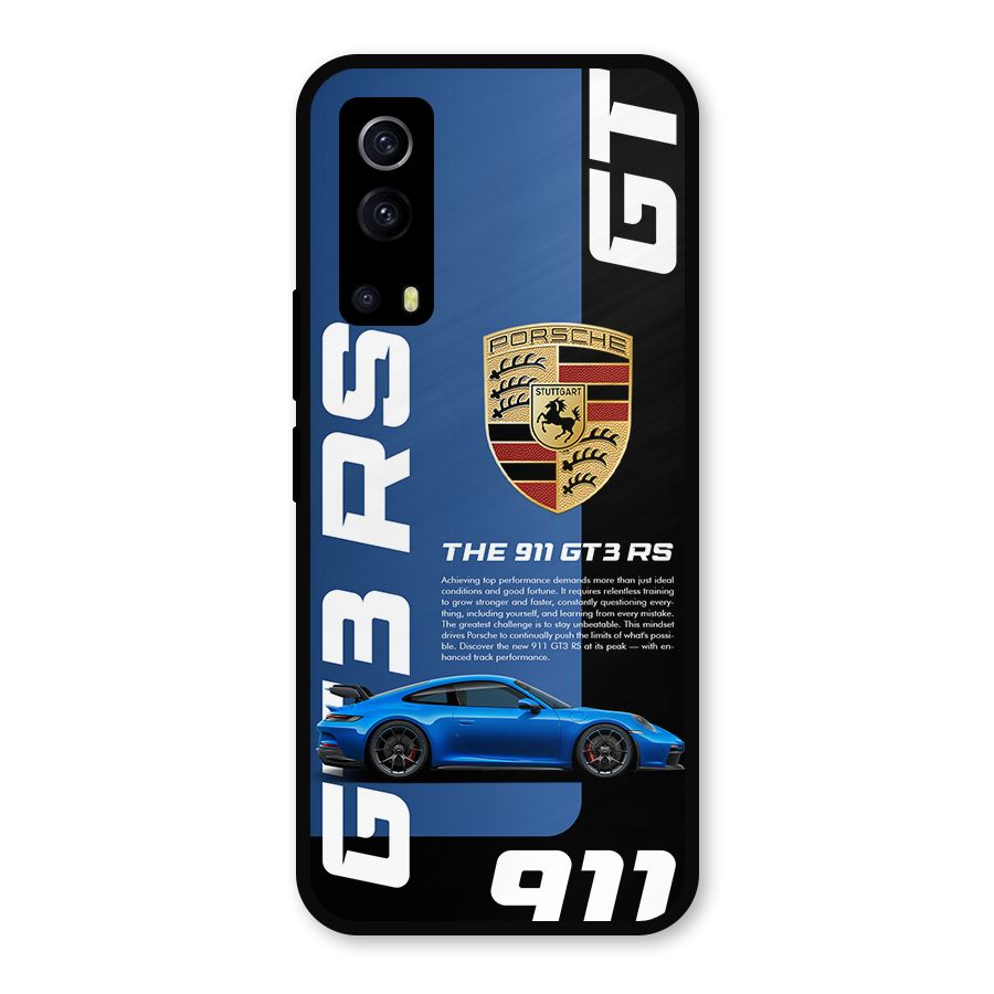 Hyper Car Metal Back Case for iQOO Z3