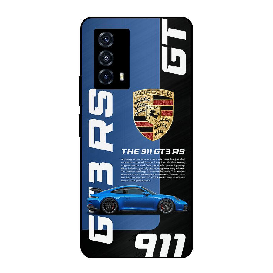 Hyper Car Metal Back Case for iQOO Z5