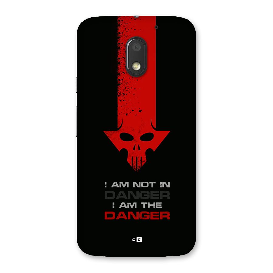 I Am Danger Back Case for Moto E3 Power