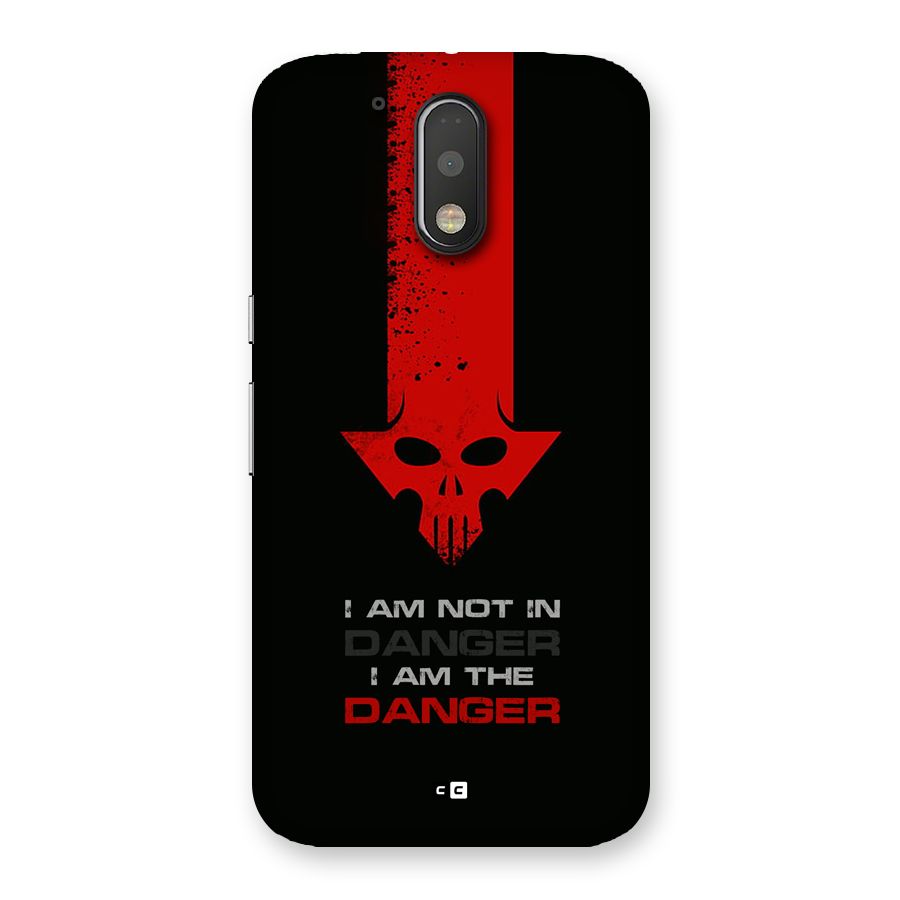 I Am Danger Back Case for Moto G4 Plus