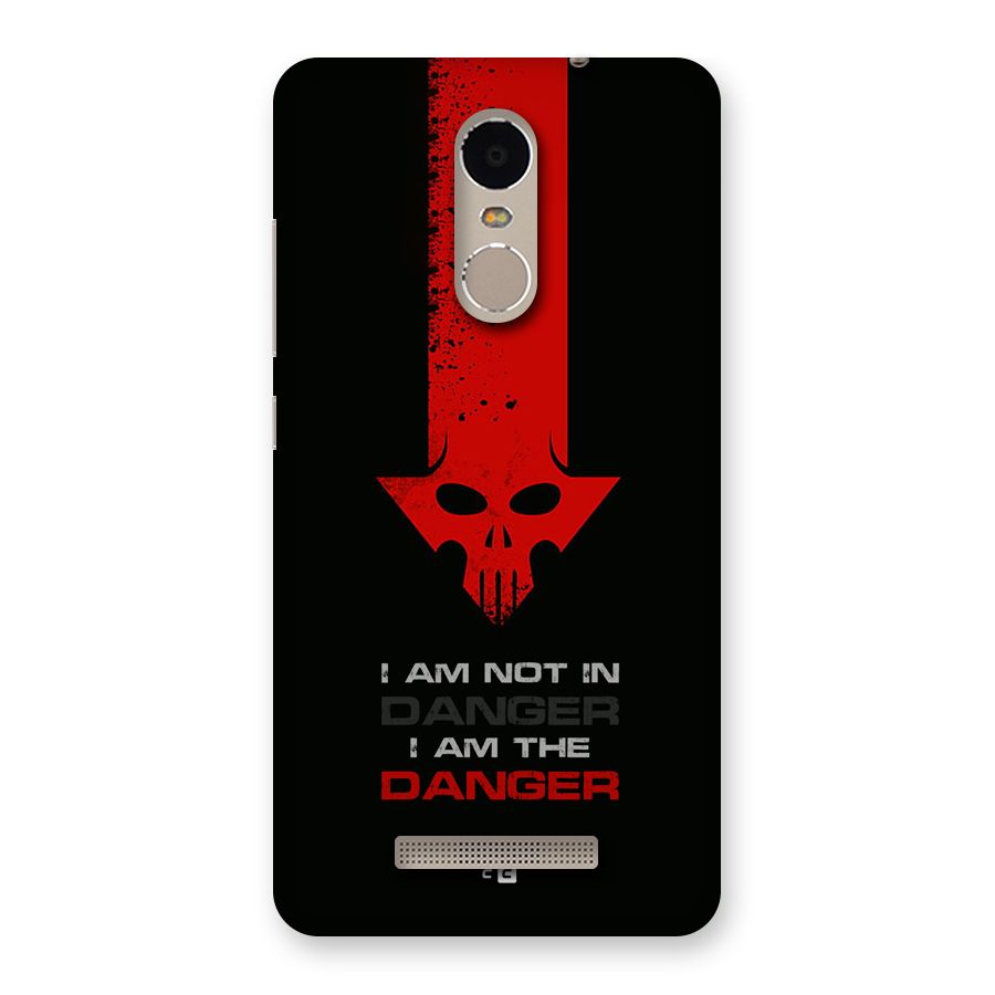I Am Danger Back Case for Redmi Note 3