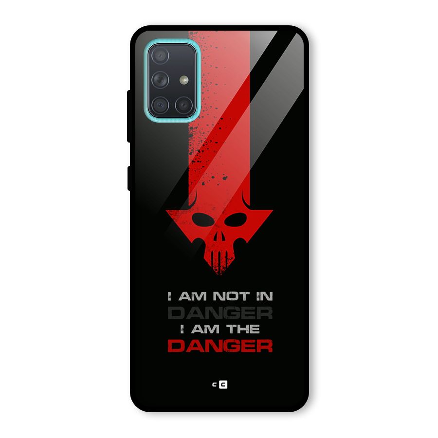 I Am Danger Glass Back Case for Galaxy A71