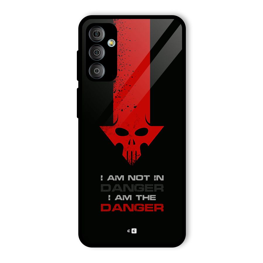 I Am Danger Glass Back Case for Galaxy F23