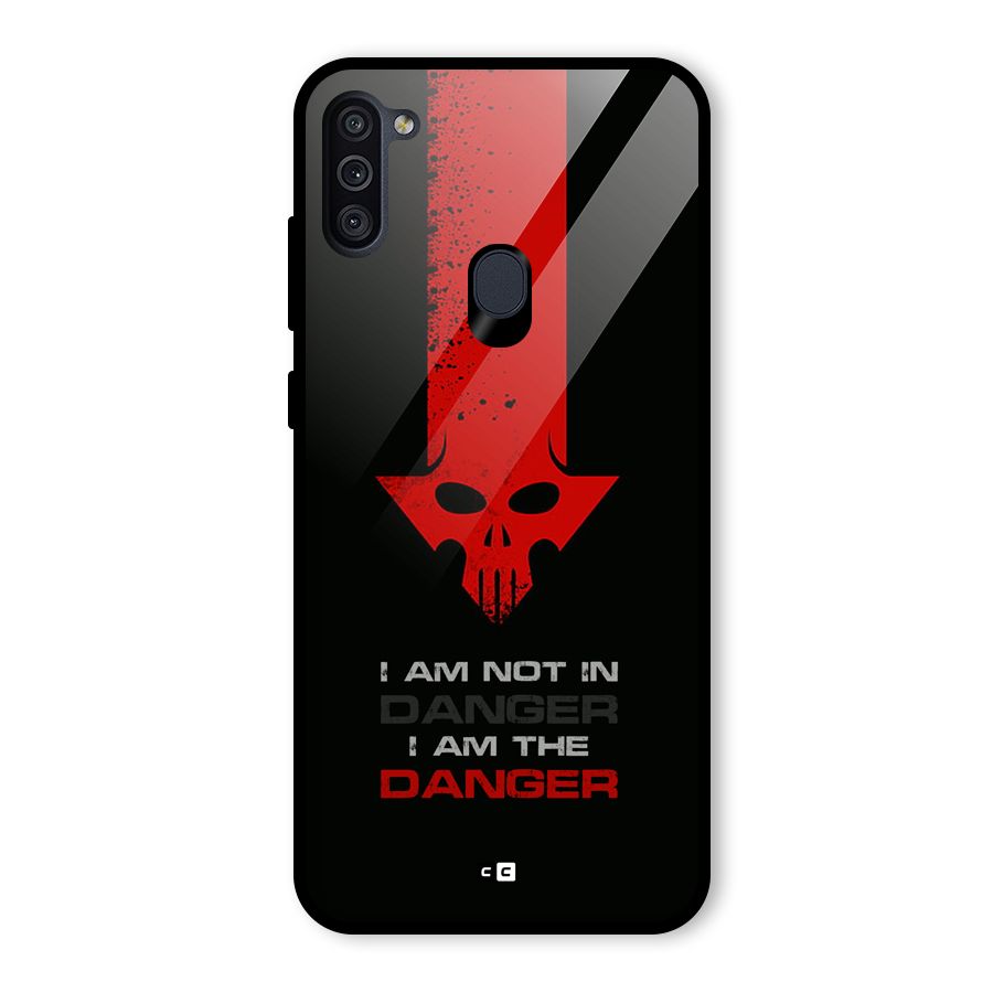 I Am Danger Glass Back Case for Galaxy M11