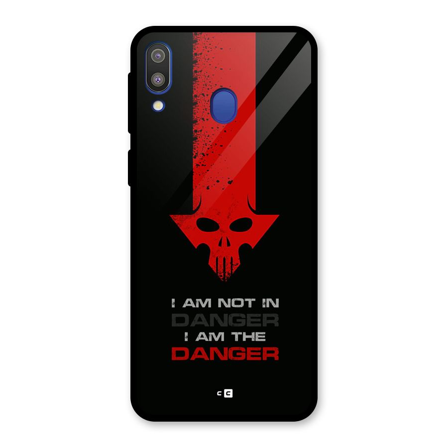 I Am Danger Glass Back Case for Galaxy M20