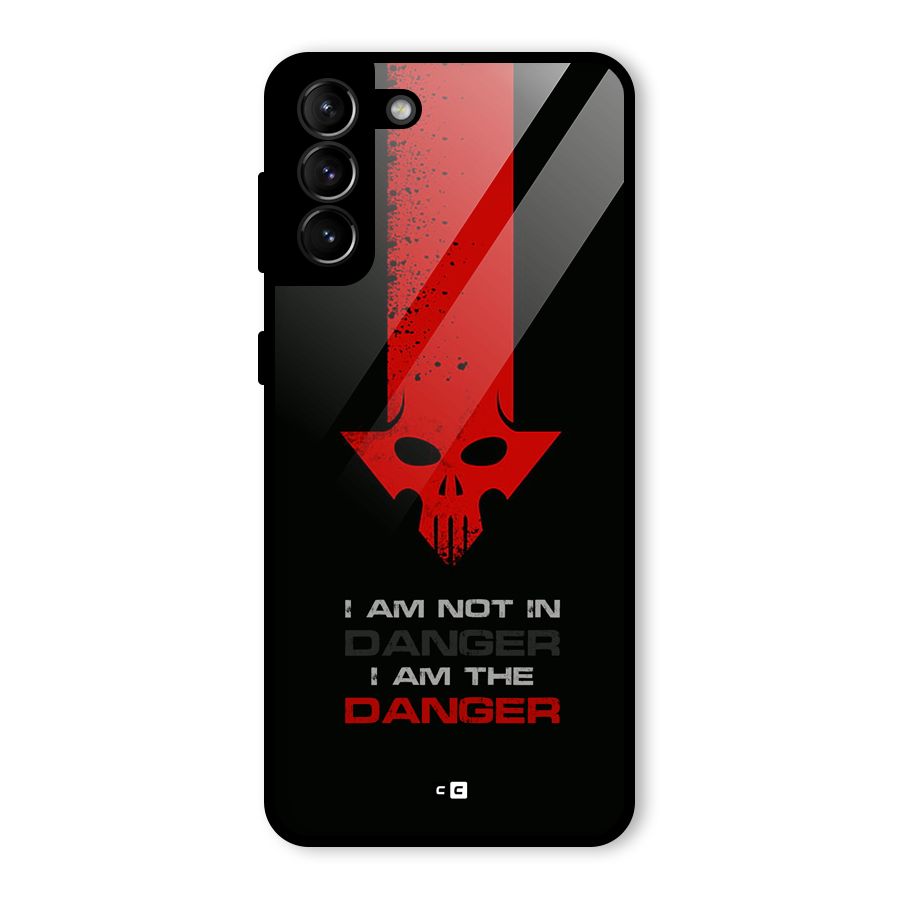 I Am Danger Glass Back Case for Galaxy S21 Plus
