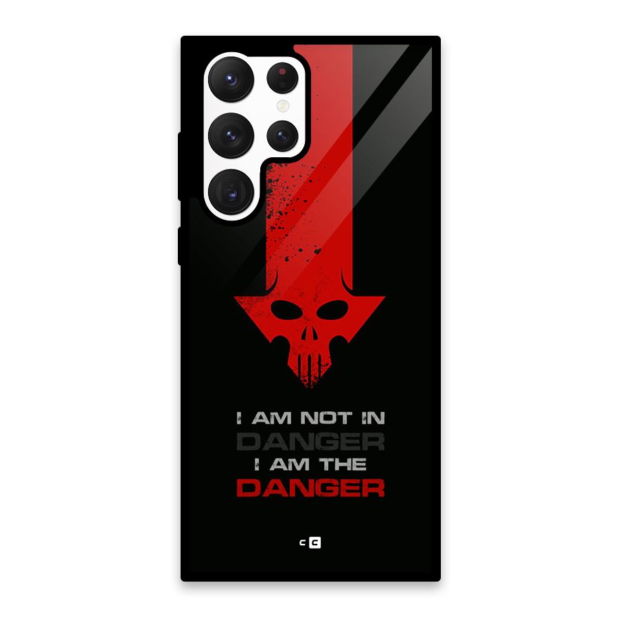 I Am Danger Glass Back Case for Galaxy S22 Ultra 5G