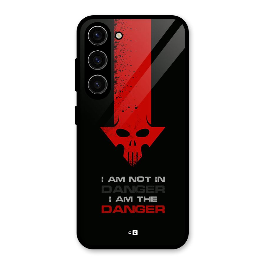 I Am Danger Glass Back Case for Galaxy S23