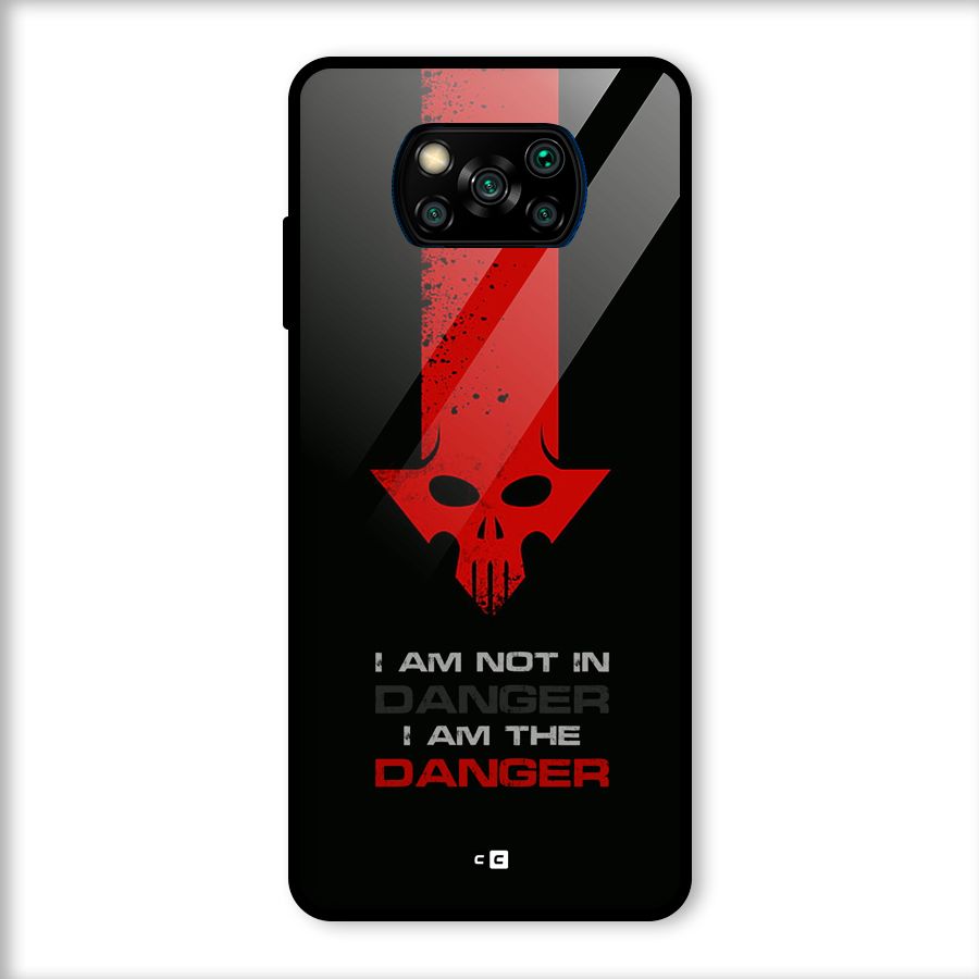 I Am Danger Glass Back Case for Poco X3