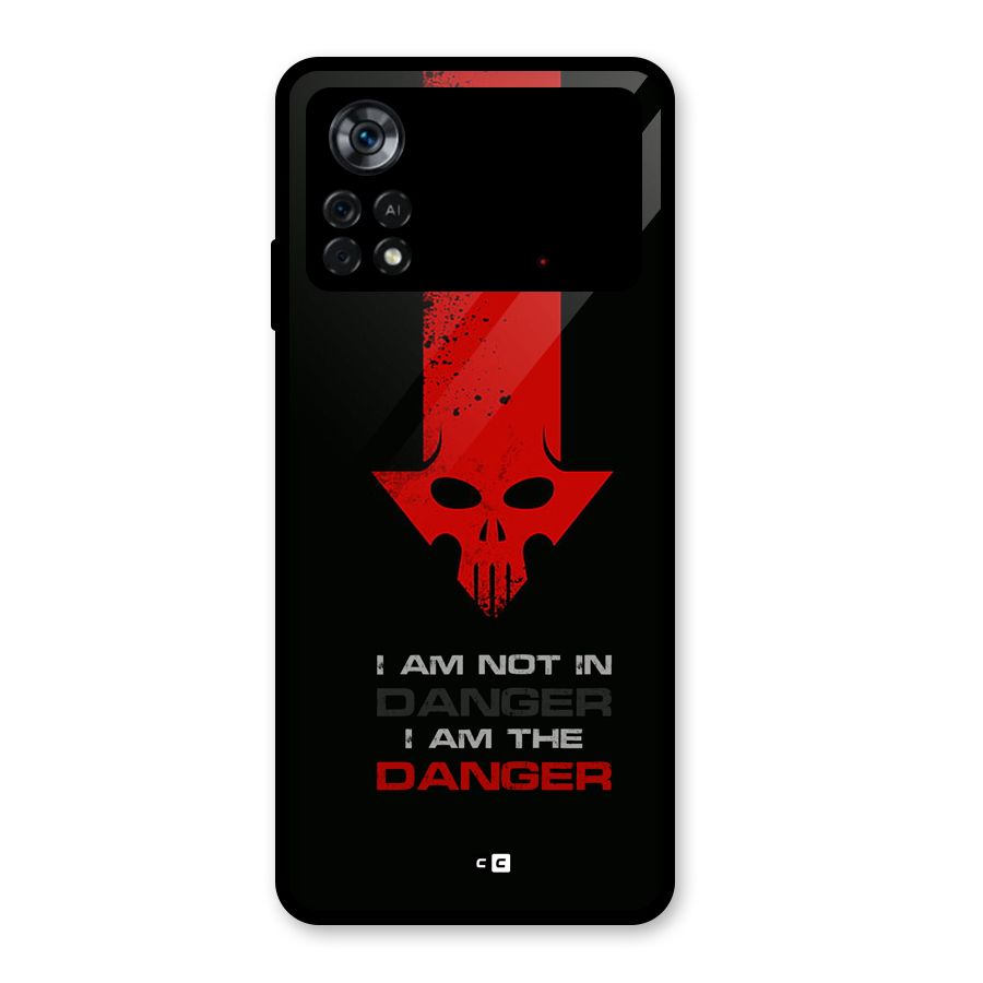 I Am Danger Glass Back Case for Poco X4 Pro 5G