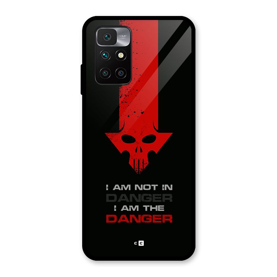 I Am Danger Glass Back Case for Redmi 10 Prime