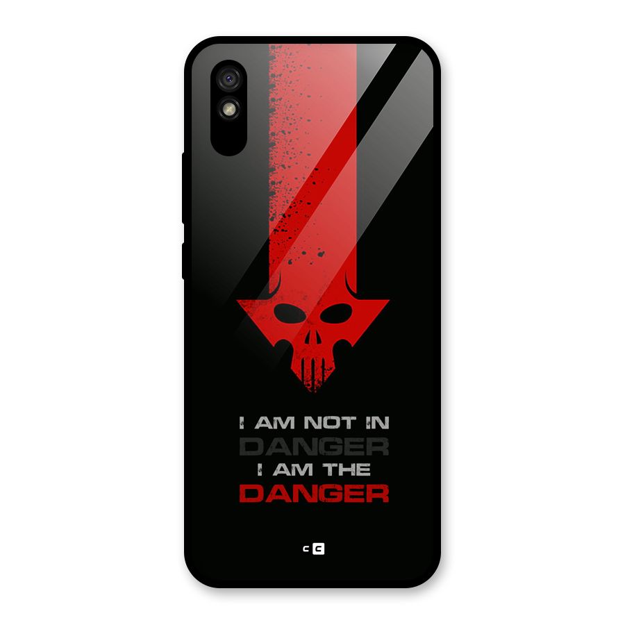 I Am Danger Glass Back Case for Redmi 9i