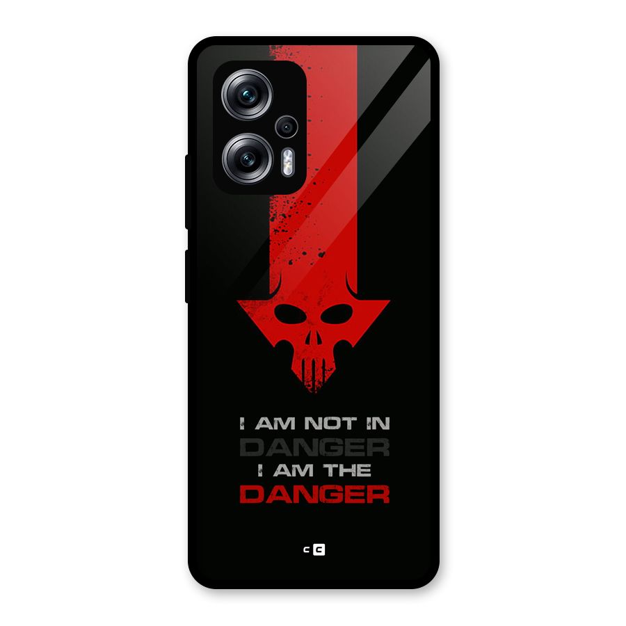 I Am Danger Glass Back Case for Redmi K50i