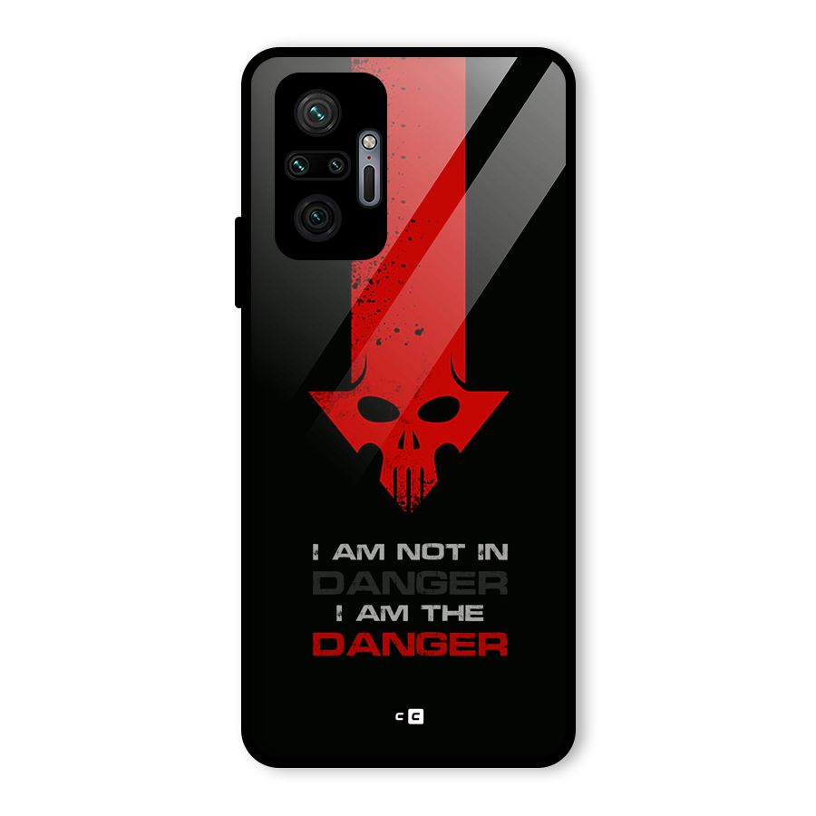 I Am Danger Glass Back Case for Redmi Note 10 Pro Max