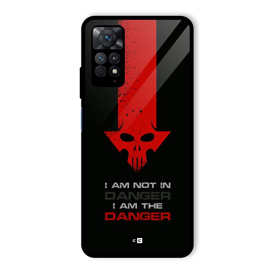 I Am Danger Glass Back Case for Redmi Note 11 Pro