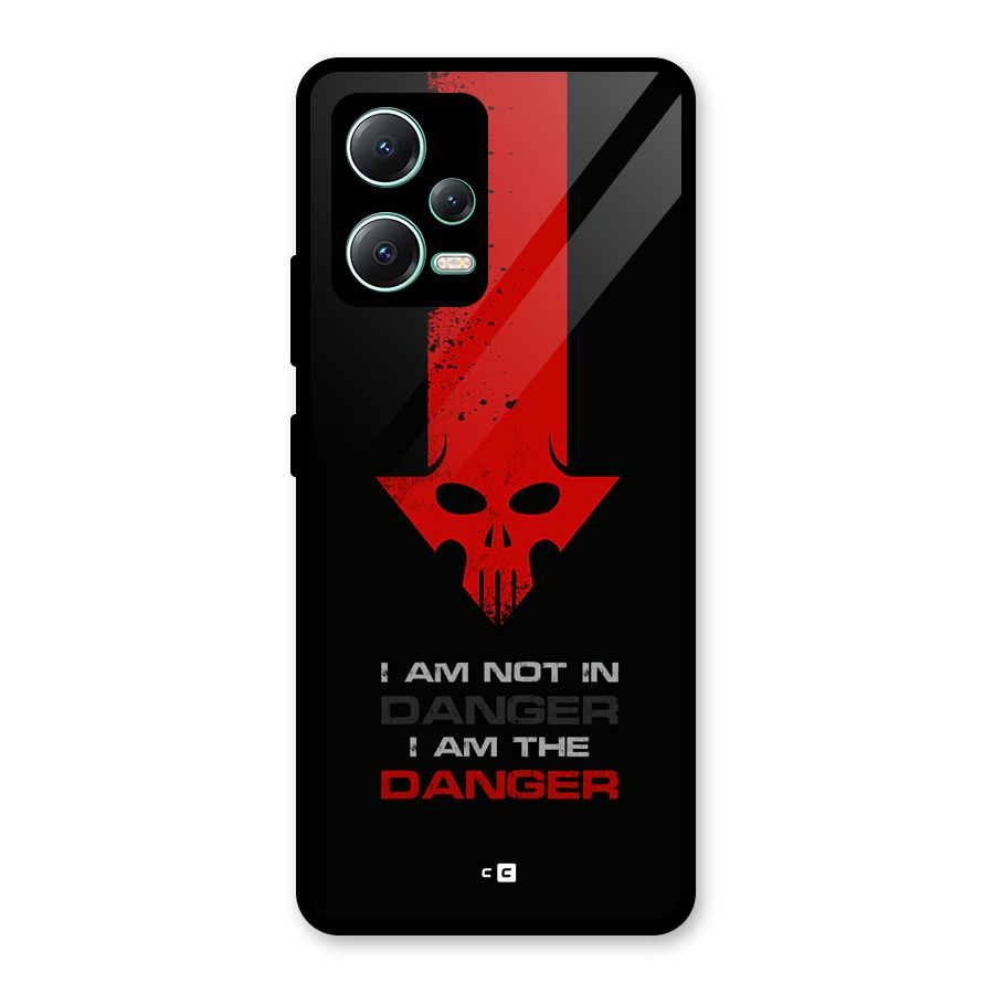I Am Danger Glass Back Case for Redmi Note 12 5G