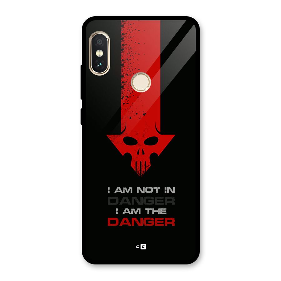 I Am Danger Glass Back Case for Redmi Note 5 Pro