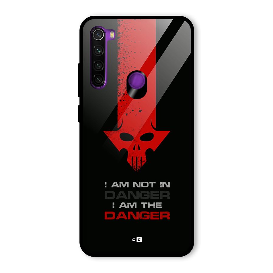 I Am Danger Glass Back Case for Redmi Note 8