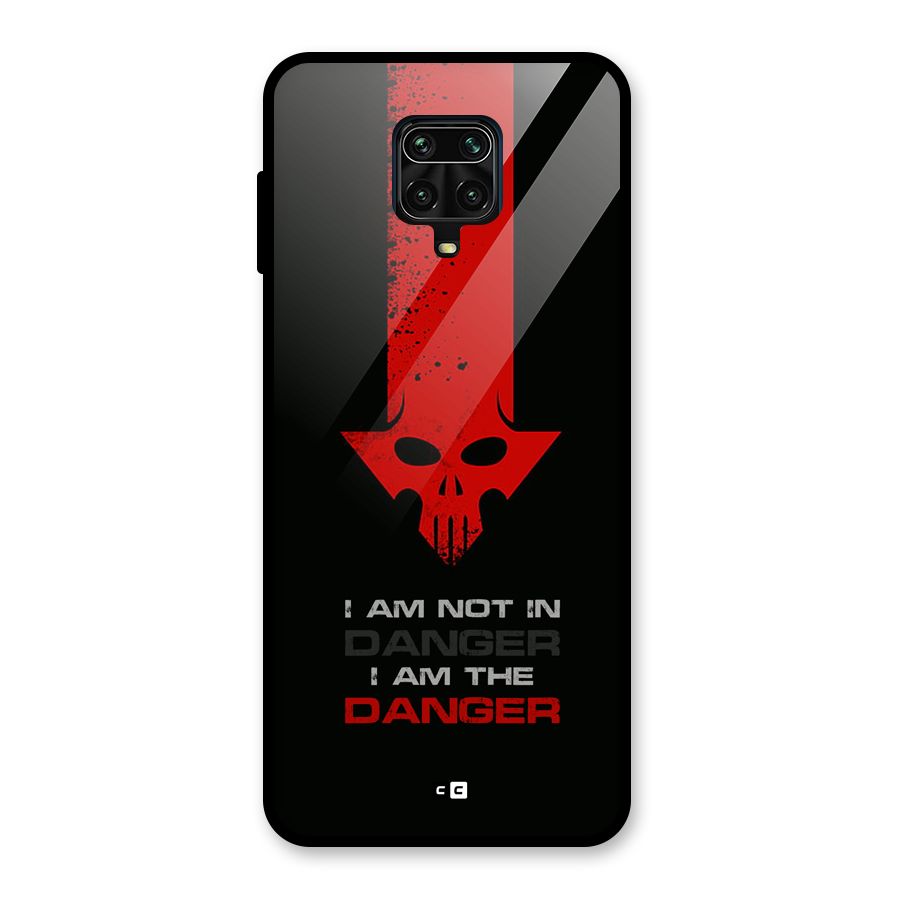 I Am Danger Glass Back Case for Redmi Note 9 Pro