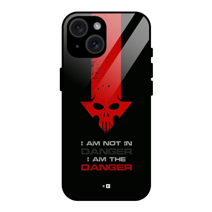 I Am Danger Glass Back Case for iPhone 15