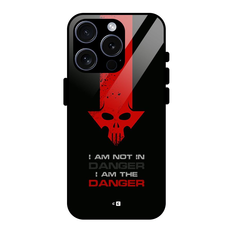 I Am Danger Glass Back Case for iPhone 15 Pro