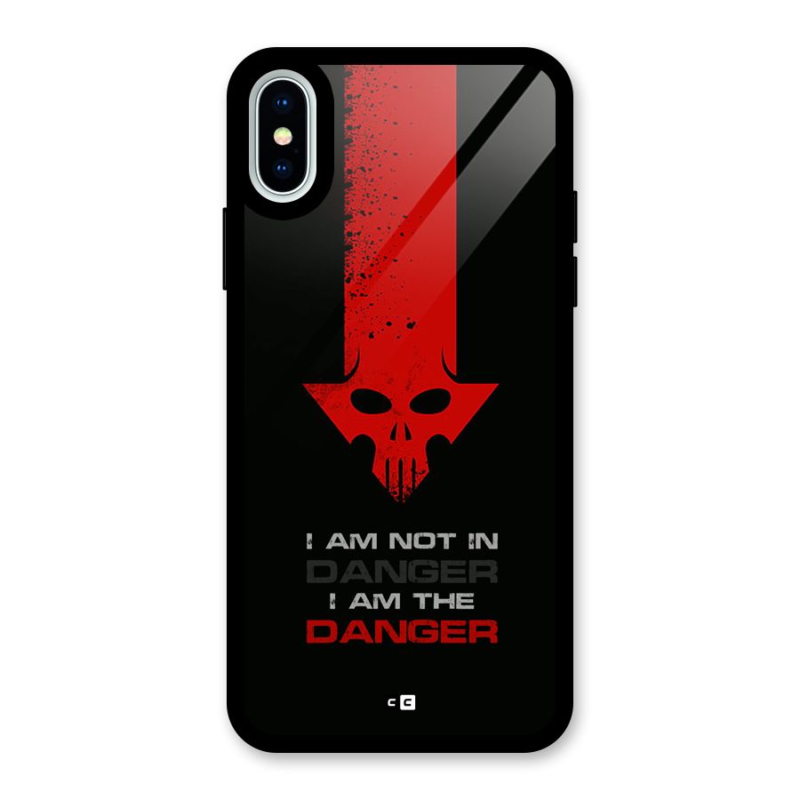 I Am Danger Glass Back Case for iPhone XS