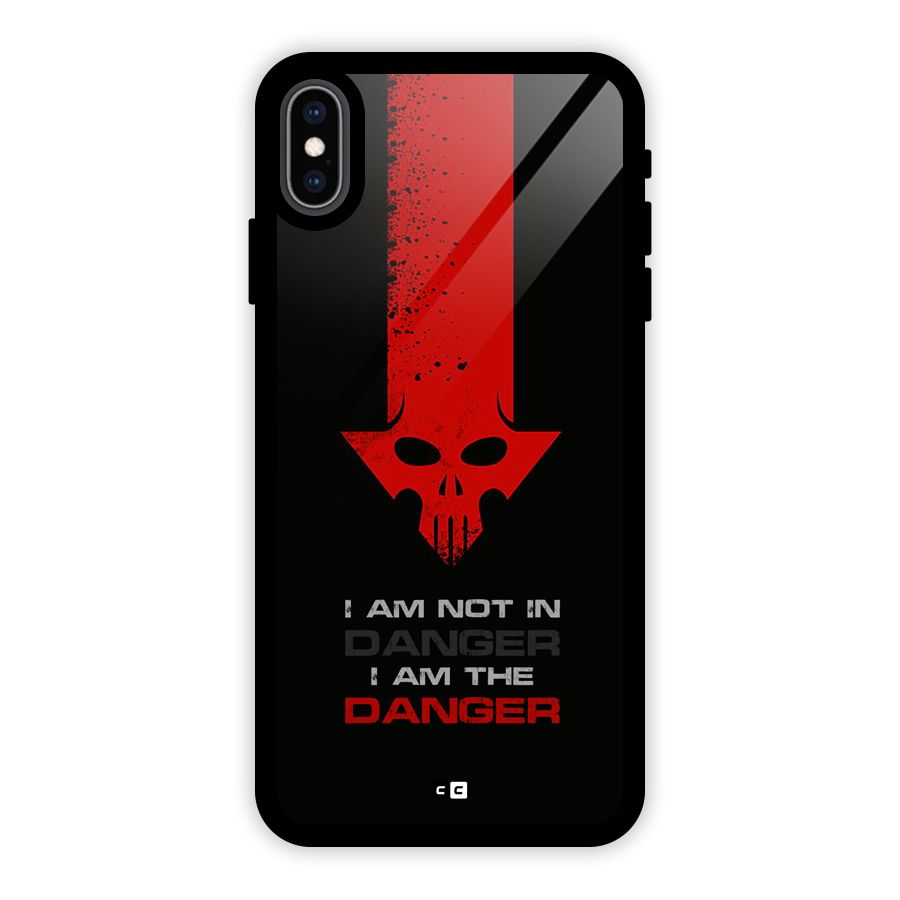 I Am Danger Glass Back Case for iPhone XS Max